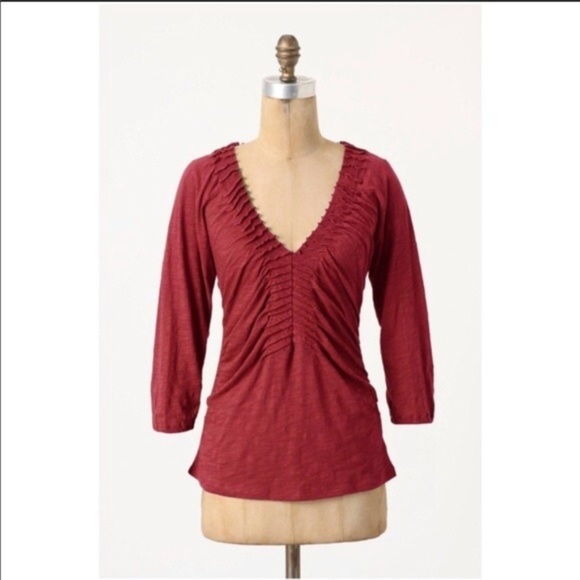 Anthropologie Tops - Anthropologie ETT TWA Split Ladder Top Size XL